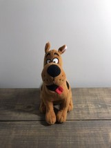 TY Plush Scooby Doo Brown Dog 12" Sitting Stuffed Animal 2015 Cartoon Character - $8.86