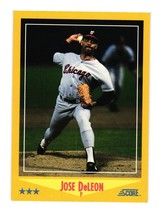 1988 Score #508 Jose DeLeon Chicago White Sox - £0.79 GBP