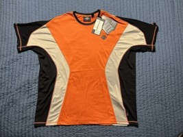 NWT Harley Davidson Cool Core Performance T Shirt Men’s Size 2XL Orange ... - £31.07 GBP