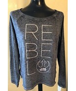 Star Wars Women Sleepwear Pajama Lounge T-shirt Rebel Long Sleeve Tissue... - $14.95