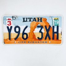 2019 United States Utah Arches Passenger License Plate Y96 3XH - £14.69 GBP