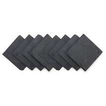 Trademark Innovations Slate Drink Coasters - Set of 8 - 4&quot; x 4&quot; - $25.99