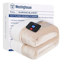Westinghouse Electric Blanket Heated Blanket | 10 Heating Levels & 1 to 12 Hours - £134.11 GBP