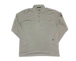 Nike Golf Tiger Woods Collection 1/4 Zip Shirt LS Grey PGA Whistling Str... - $23.75