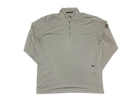 Nike Golf Tiger Woods Collection 1/4 Zip Shirt LS Grey PGA Whistling Str... - £18.91 GBP