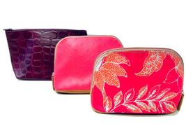 Estee Lauder Set Of 3 Cosmetic Toiletry Travel Bags Small Medium & Large - $12.95
