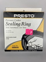 Presto Sealing Ring 09908 With Auto Air Vent For Pressure Cookers - $9.73