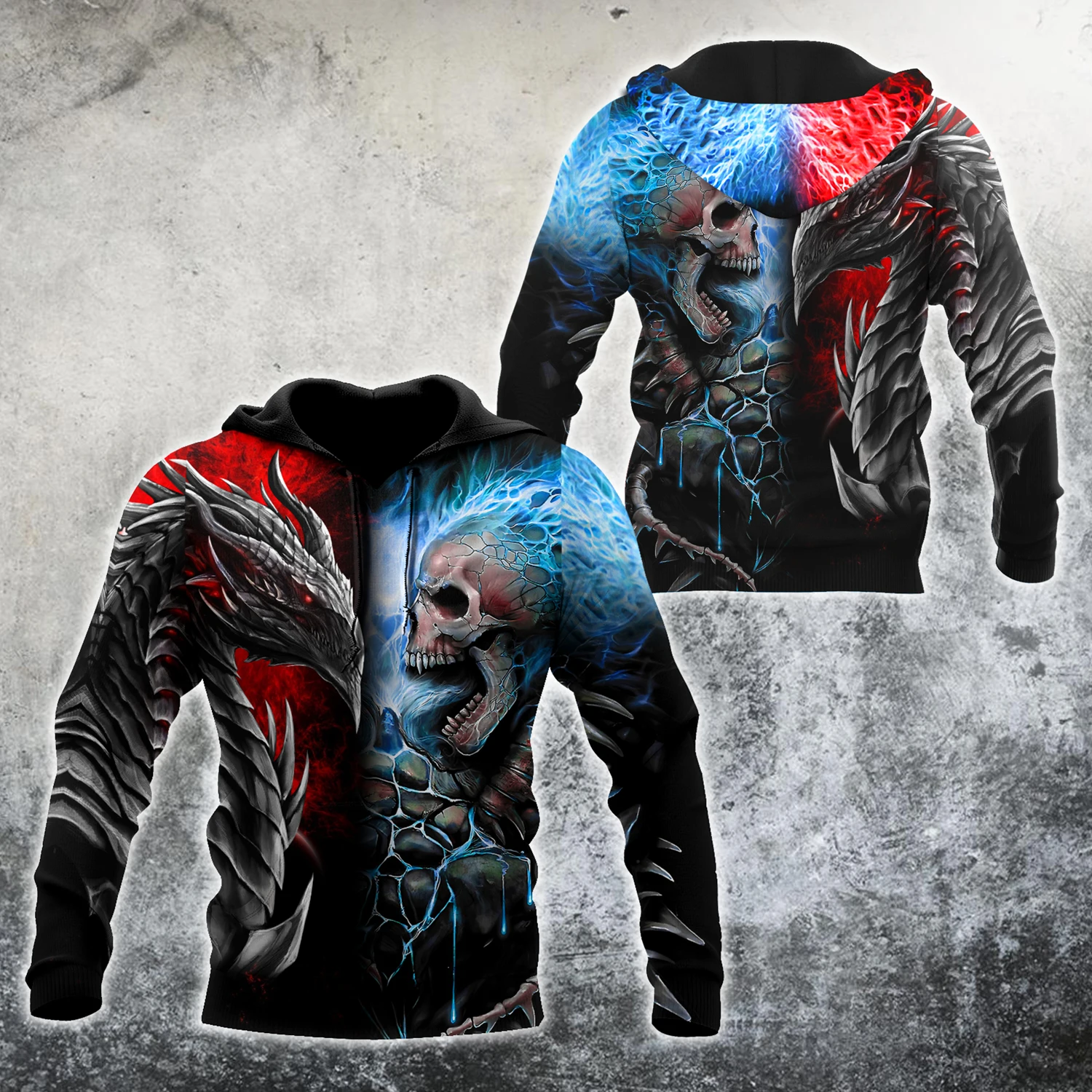  And  3D All Over Printed Fashion Mens Autumn Hoodies  Unisex Streetwear Casual  - £132.79 GBP