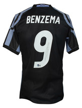 Karim Benzema Signed Adidas Black Real Madrid Soccer Jersey BAS - £228.34 GBP