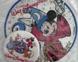 Vintage 1996 Walt Disney World 25th Anniversary Button Pin Decal Sealed NEW - £10.34 GBP