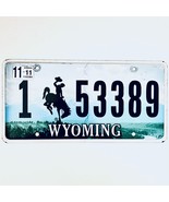 2011 United States Wyoming Natrona County Passenger License Plate 1 53389 - €11,16 EUR