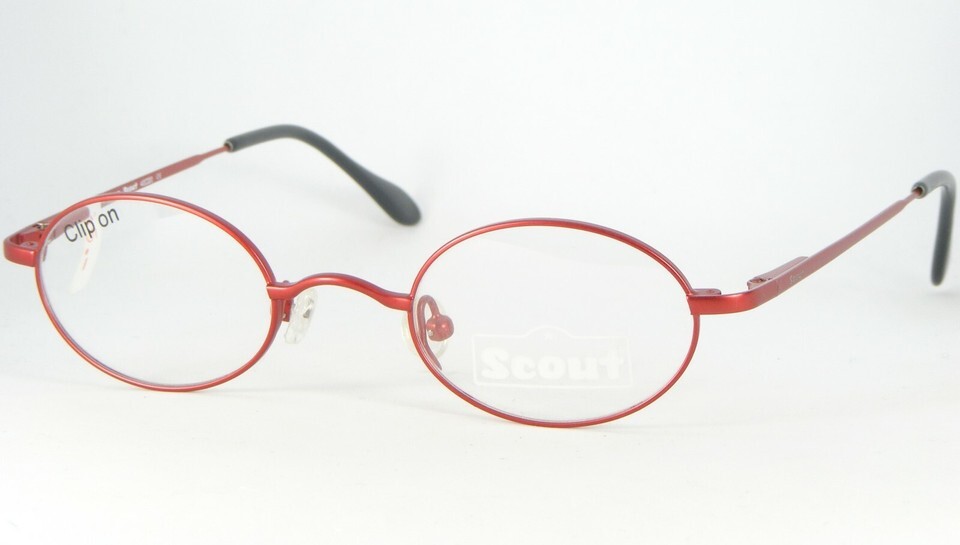 MO Scout Kids MOD. 7500 COL. R1 RED EYEGLASSES GLASSES METAL FRAME 40-20... - $23.76