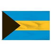 Bahamas 3ft x 5ft Printed Polyester Flag with Metal Grommets Double Sided - £6.04 GBP