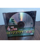 K Hypermedia DVD+R Recordable DVD Disc 4.7GB 120 min 8x 10 Pack Slim Case - £9.48 GBP