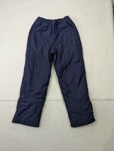 LL Bean Kids Snow Pants Sz 16 Nylon Blue - $25.68