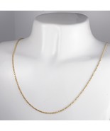 14K Yellow Gold Diamond Cut Rope Chain 24&quot; Long Designer Michael Anthony... - £389.74 GBP