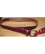 Levi&#39;s Genuine Leather Men&#39;s Belt - Red - Size 38 - BRAND NEW WITH TAGS - $26.99