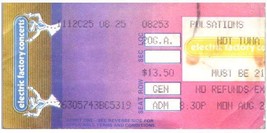 Chaud Tuna Ticket Stub August 25 1986 Glen Mills Pennsylvania - $27.22