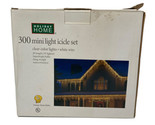 HOLIDAY TIME 300 Clear Icicle Christmas Lights White Cord 20Ft - $14.00