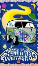 Volkswagen Bus &quot;Summer of Love/Woodstock 1969&quot; Fridge Magnet - £14.34 GBP