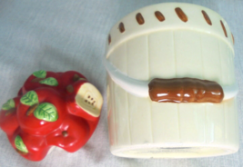 Chestnut Creek Apple Pail Jelly Jam Dish with Lid Houston Harvest NO SPOON - £4.67 GBP