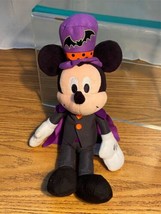 Disney Just Play Mickey Mouse Vampire Halloween Plush Soft Stuffed Doll Toy 11&quot; - £7.58 GBP