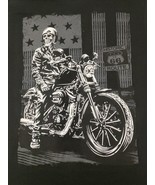 Skeleton Historic Route 66 Biker T-Shirt Mens L Black Motorcyle Skull Fl... - €8,43 EUR
