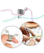 Norwegian Thimble Knitting Yarn Guide Tool Stainless Steel - €4,37 EUR