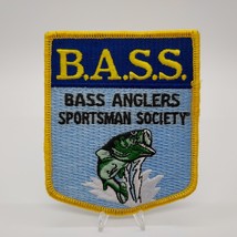 Original Bass Angler Sportsman Society BASS 4&quot;x3.25&quot; Patch - £10.07 GBP