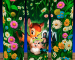 Bambi - Thumper - Flower Floral Garden Cartoon Cup Mug  Tumbler 20oz - $19.75
