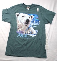 NWT VTG 90&#39;s Wild Arctic SeaWorld Polar Bear Graphic Tultex Tee Shirt Me... - $19.00