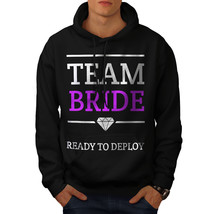 Wellcoda Team Bride Fun Mens Hoodie, Bachelorette Casual Hooded Sweatshirt - £26.01 GBP+