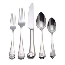 Sea Shell by Reed &amp; Barton Stainless Steel Flatware Set Service 60 Piece... - £467.09 GBP