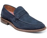 Stacy Adams Marlowe Algonquin Moc Toe Penny Slip On Navy Suede 25550-415 - $109.99