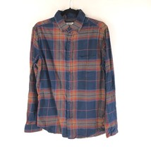 Goodfellow &amp; Co Mens Cotton Button Down Long Sleeve Flannel Shirt Plaid ... - $10.74