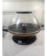 Vintage West Bend Kettle Krazy Popcorn Popper &amp; Nut Roaster electric 823... - $75.00