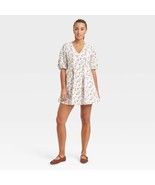 Universal Threads Women&#39;s Bell Elbow Sleeve Mini A-Line Dress X-LARGE Wh... - €24,19 EUR