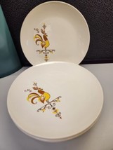 Set Of 4 Vintage Seventies Cock O The Walk Rooster 10&quot; Dinner Plate Farmcore - £19.17 GBP
