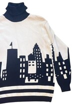 Vintage 80s Liz Sport Turtleneck Skyline Sweater Small Australia image 3