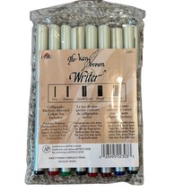 The Ken Brown Writer Calligraphy Multi Color Marker Pen Set #2303 - £22.99 GBP