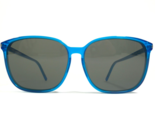 Saint Laurent Sunglasses SL37 SURF/F 002 Clear Bright Blue Round Cat Eye... - £102.76 GBP