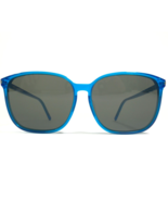 Saint Laurent Sunglasses SL37 SURF/F 002 Clear Bright Blue Round Cat Eye... - £104.71 GBP