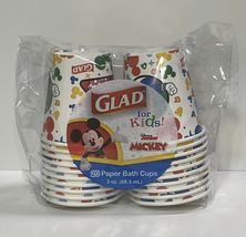 GLAD for Kids! Disney Junior MICKEY - 20 Paper Bath Cups (3 oz. (88.5 mL) - £6.12 GBP