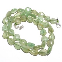 Aventurine Natural Gemstone Beads Almonds Shape Strand Length 19&quot; KB-1526 - £8.64 GBP