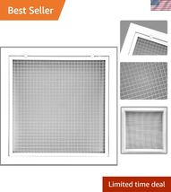 Elegant 16" x 16" Cube Core Filter Grille - Rust-Resistant and Efficient - $169.84