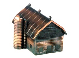 Barn with Silo Die Cast Metal Collectible Pencil Sharpener - $149.26 MXN