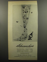 1953 Schumacher Nature Study Fabric Advertisement - £14.73 GBP