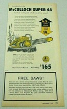 1957 Print Ad McCulloch Super 44 Chain Saws 6.5 HP Los Angeles,CA - £8.60 GBP