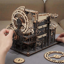 3D Wooden Marble Run Puzzle Night City – 294 Pcs DIY Model Assembly Kit - £53.44 GBP+