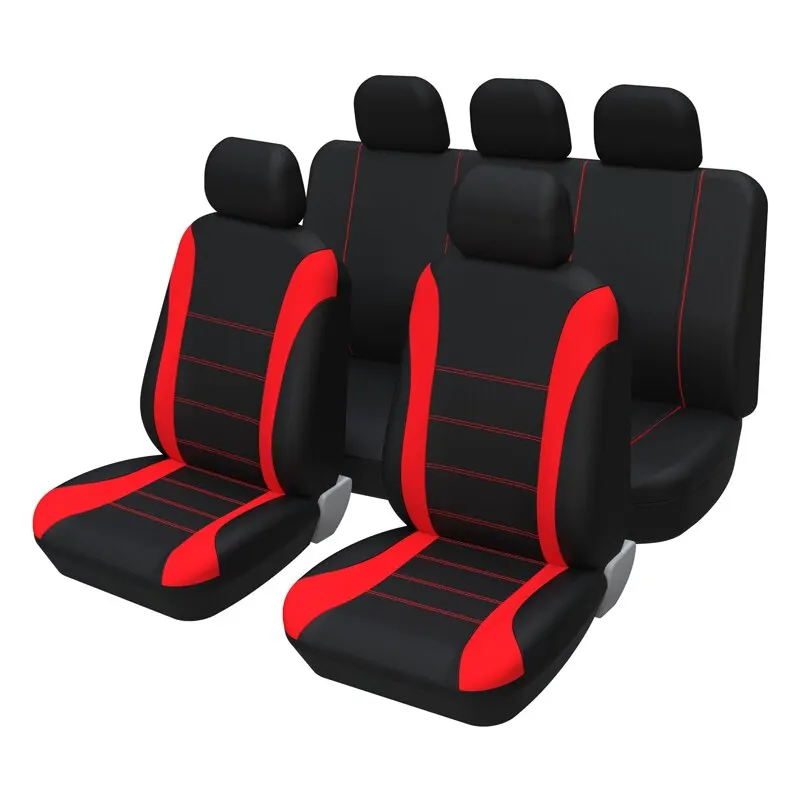 Car Seat Covers Full Set Universal Breathable Fabric For Lada Priora Renault - £16.28 GBP+